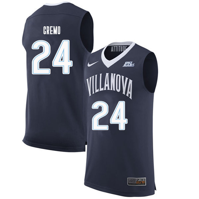 Men #24 Joe Cremo Villanova Wildcats College Basketball Jerseys Sale-Navy - Click Image to Close